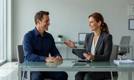 Customer discussing car shipping options in Pelham, Alabama, United States