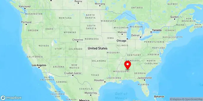Map of Tuscaloosa, Alabama, United States
