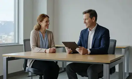 Customer discussing car shipping options in Anchorage, Alaska, United States