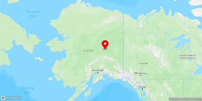Map of Badger, Alaska, United States