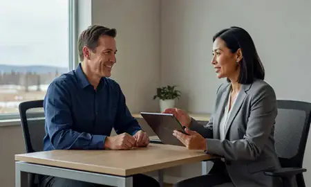 Customer discussing car shipping options in Bethel, Alaska, United States