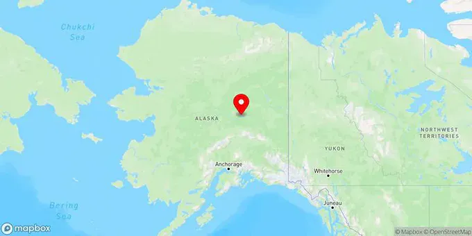 Map of Chena Ridge, Alaska, United States