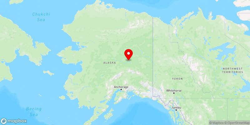 Map of College, Alaska, USA