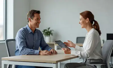 Customer discussing car shipping options in Fishhook, Alaska, United States