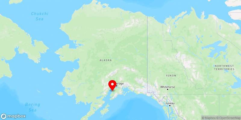 Map of Kalifornsky, Alaska, USA