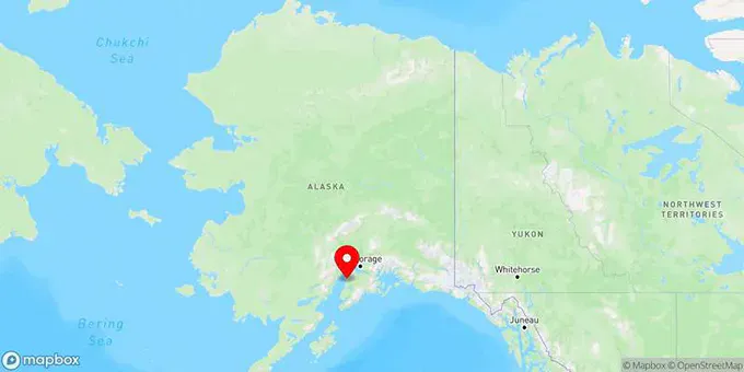 Map of Kenai, Alaska, United States