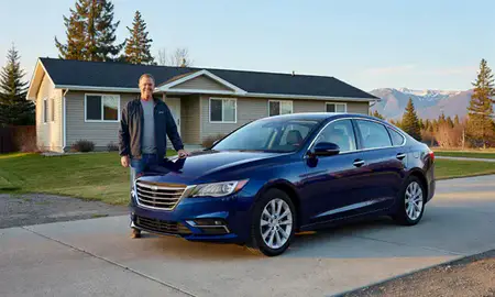 Customer with their delivered car in Knik-Fairview, Alaska, United States
