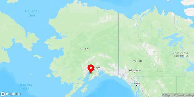 Map of Soldotna, Alaska, United States