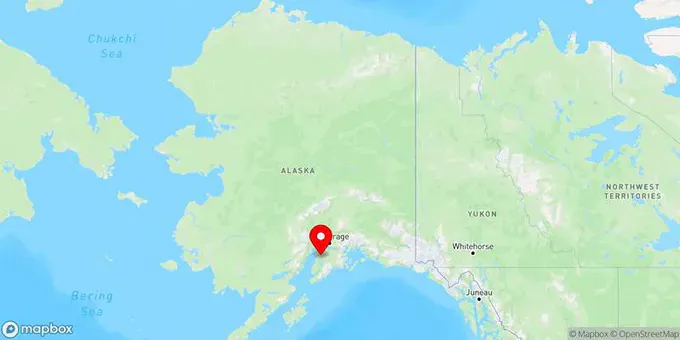 Map of Sterling, Alaska, United States