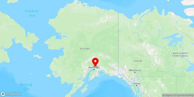 Map of Tanaina, Alaska, United States