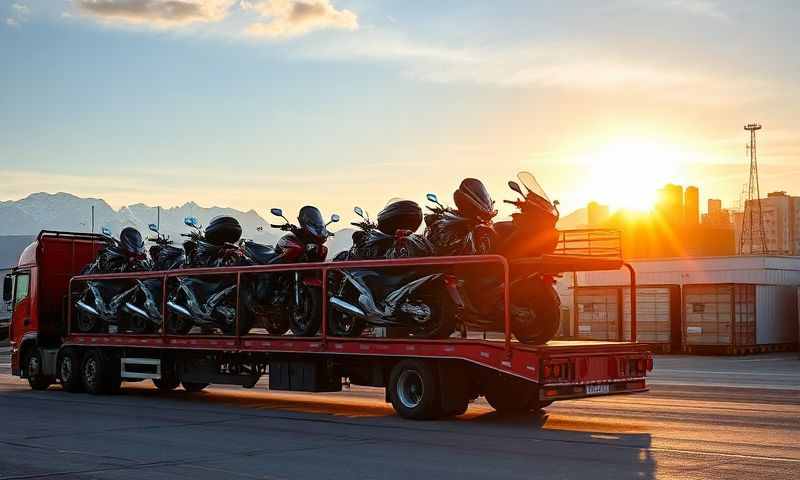 Valdez, Alaska motorcycle shipping transporter