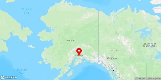 Map of Wasilla, Alaska, United States