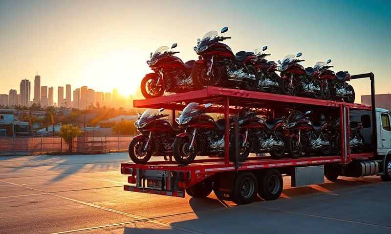 Apache Junction, Arizona motorcycle shipping transporter