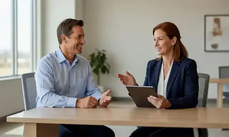 Customer discussing car shipping options in Buckeye, Arizona, United States
