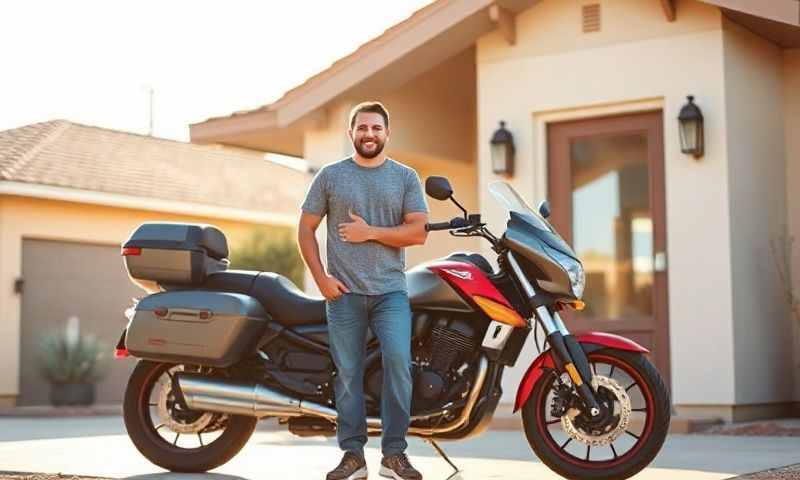 Bullhead City, Arizona motorcycle transporter