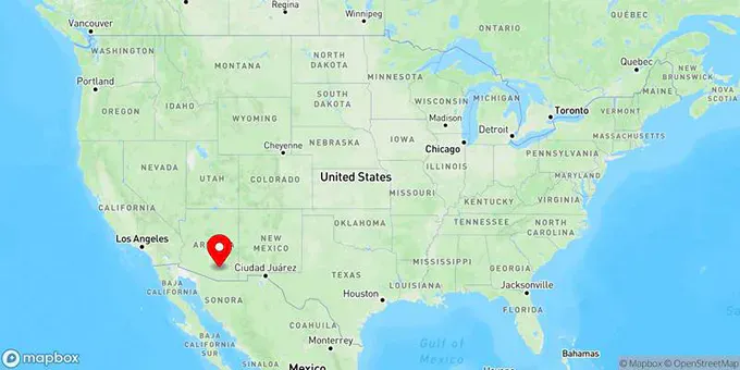 Map of Catalina Foothills, Arizona, United States