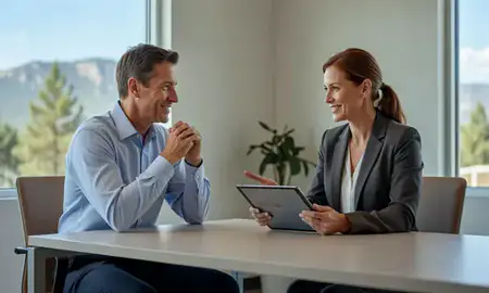 Customer discussing car shipping options in Flagstaff, Arizona, United States