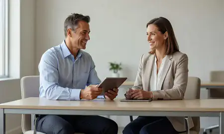 Customer discussing car shipping options in Glendale, Arizona, United States