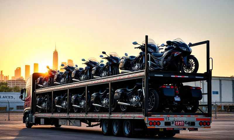 Goodyear, Arizona motorcycle shipping transporter