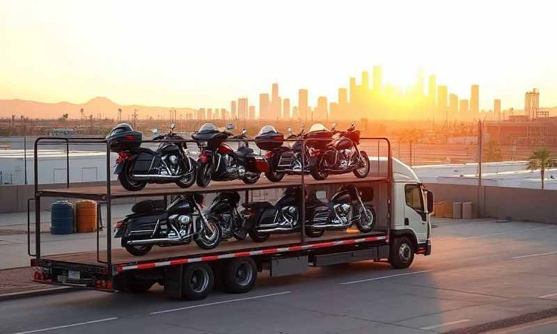 Mesa, Arizona motorcycle shipping transporter