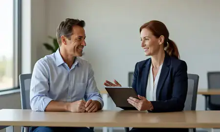 Customer discussing car shipping options in Oro Valley, Arizona, United States