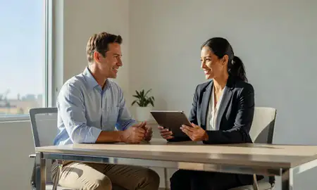 Customer discussing car shipping options in Phoenix, Arizona, United States