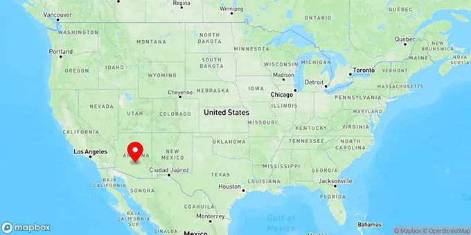 Map of San Tan Valley, Arizona, United States