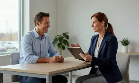 Customer discussing car shipping options in Bryant, Arkansas, United States