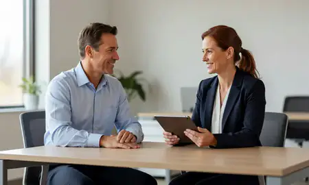 Customer discussing car shipping options in Fort Smith, Arkansas, United States