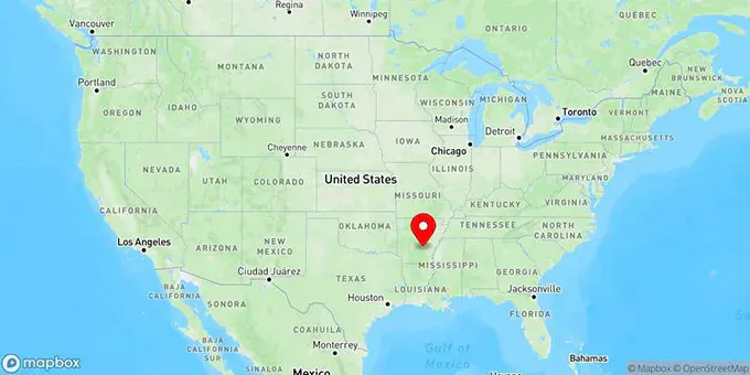 Map of Pine Bluff, Arkansas, United States