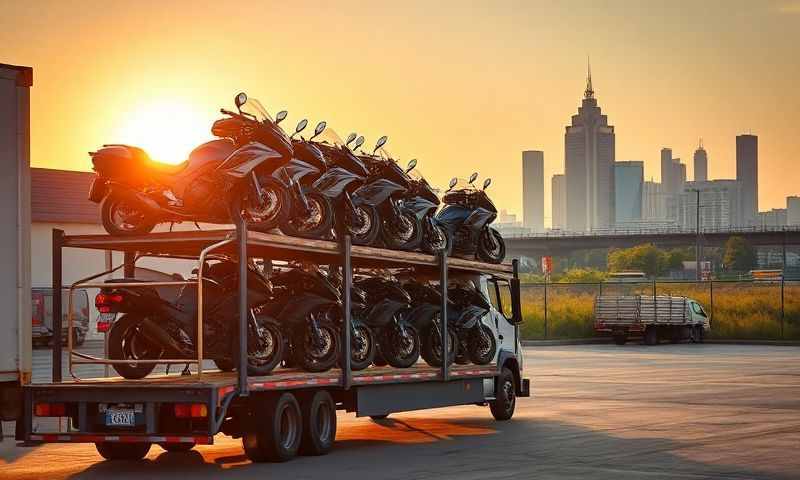 Springdale, Arkansas motorcycle shipping transporter