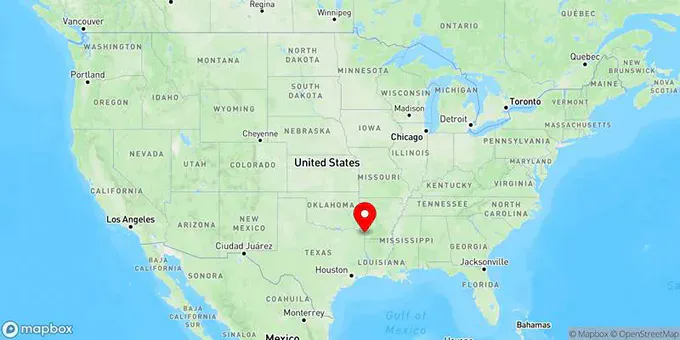 Map of Texarkana, Arkansas, United States