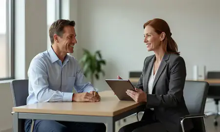 Customer discussing car shipping options in West Memphis, Arkansas, United States