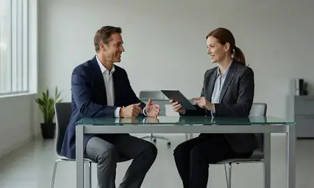 Customer discussing car shipping options in Anaheim, California, United States