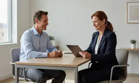 Customer discussing car shipping options in Antioch, California, United States