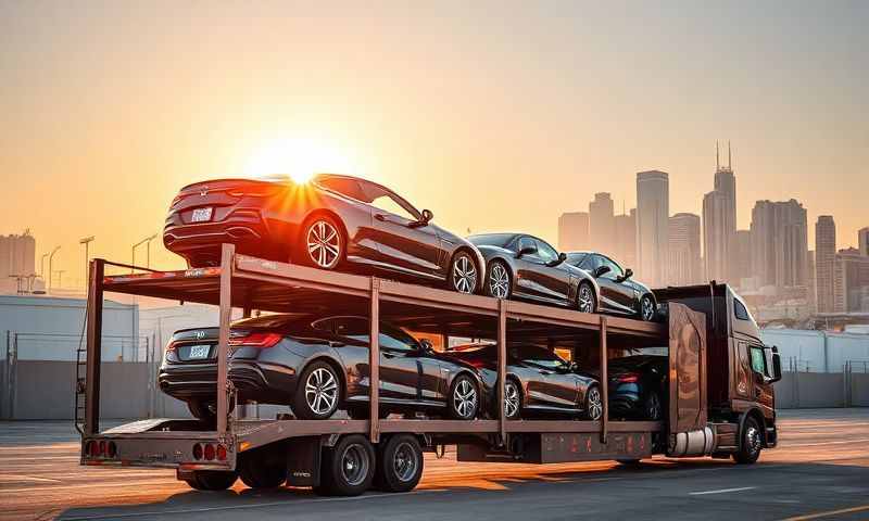 Bakersfield, California car shipping transporter