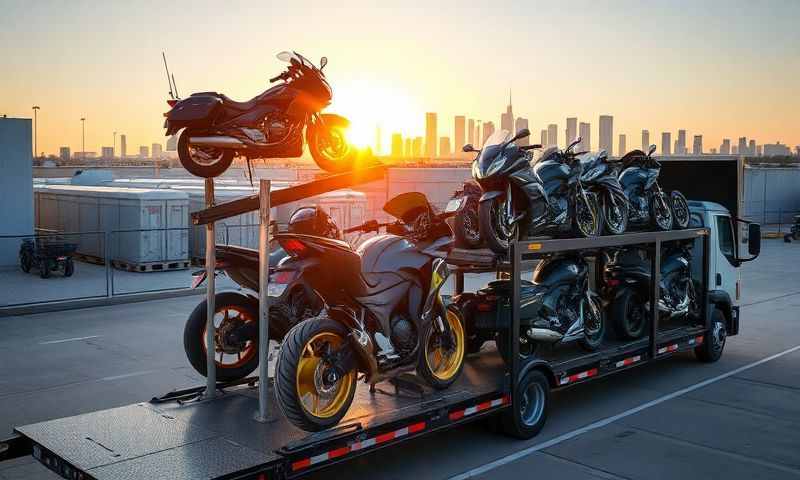 Bakersfield, California motorcycle shipping transporter