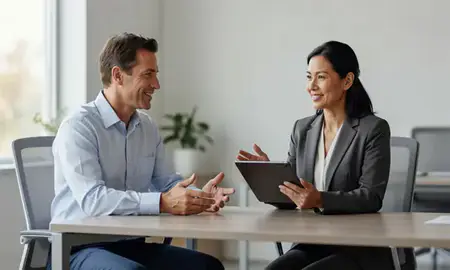 Customer discussing car shipping options in Fremont, California, United States