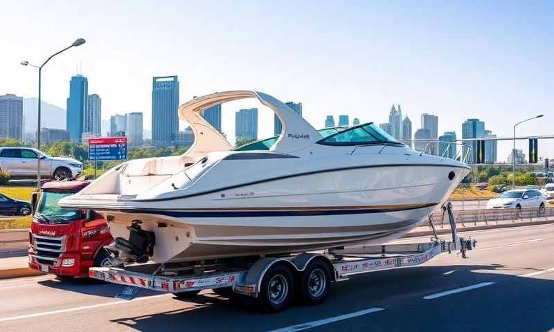 Indio, California boat transporter