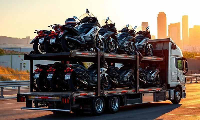 Irvine, California motorcycle shipping transporter