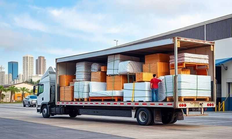 Long Beach, California furniture shipping transporter