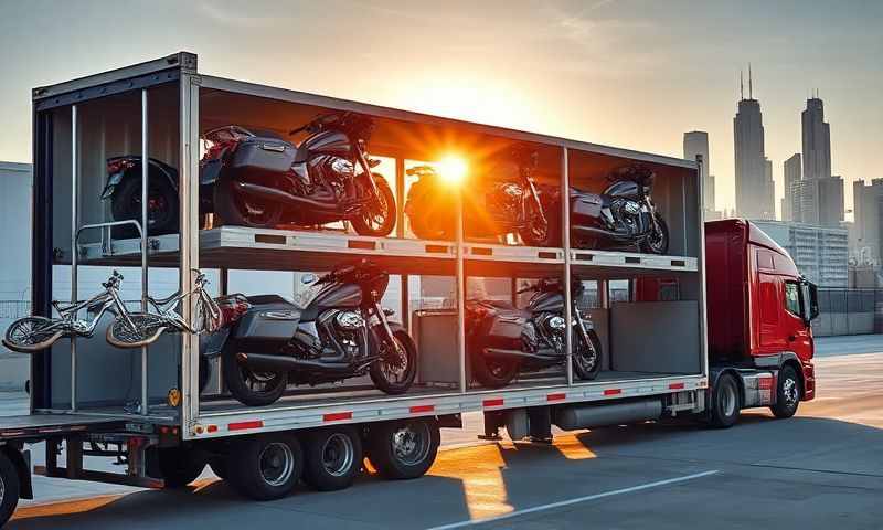 Long Beach, California motorcycle shipping transporter