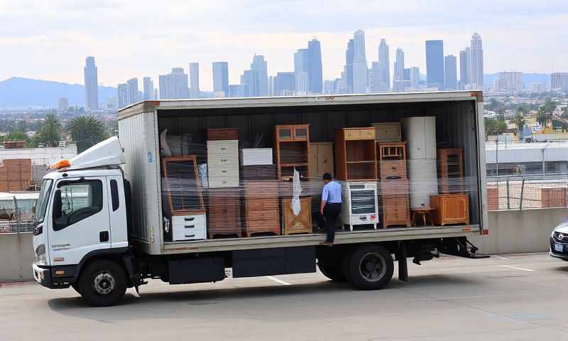 Los Angeles, California furniture shipping transporter