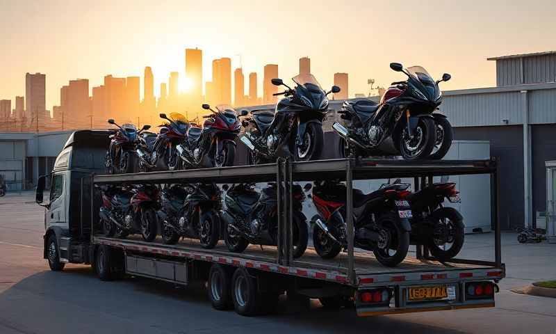 Modesto, California motorcycle shipping transporter