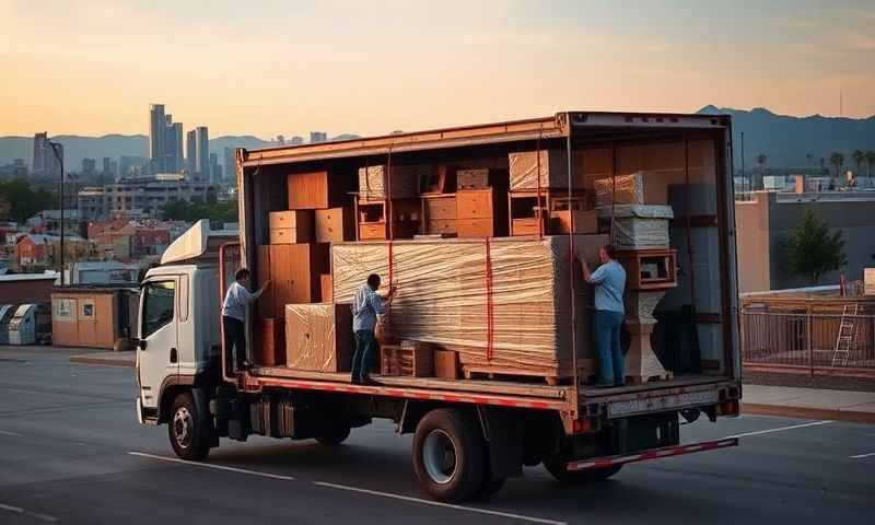 Moreno Valley, California furniture shipping transporter