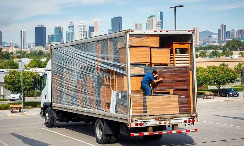 Riverside, California furniture shipping transporter