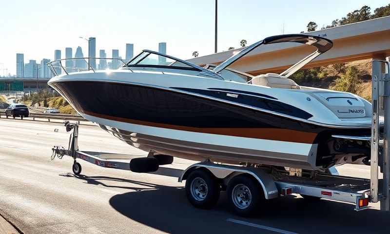 Riverside, California boat transporter