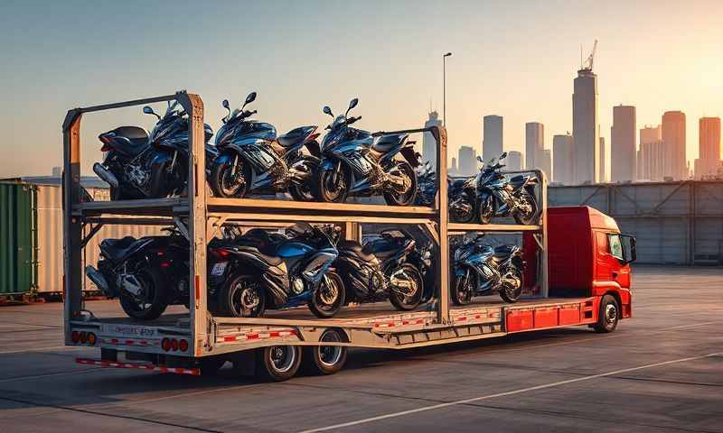 Riverside, California motorcycle shipping transporter