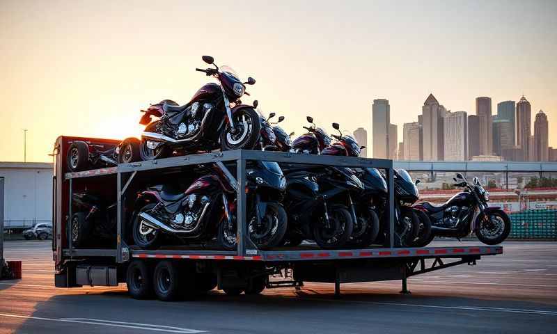 Sacramento, California motorcycle shipping transporter