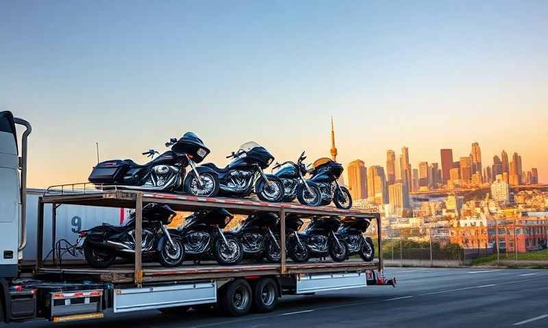 San Francisco, California motorcycle shipping transporter